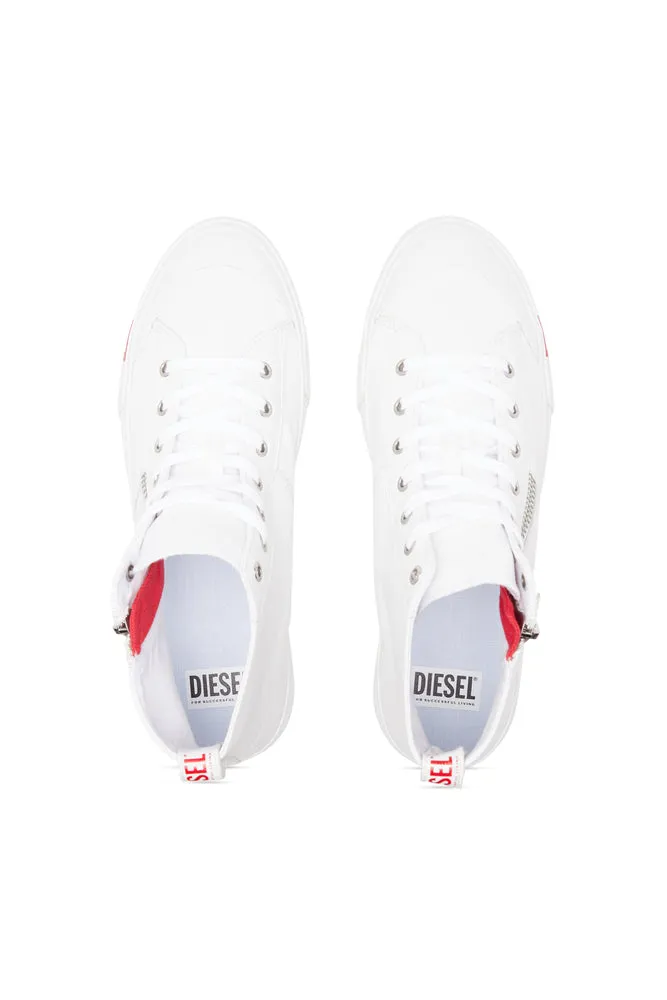 S-Athos Zip - High-top sneakers in premium leather