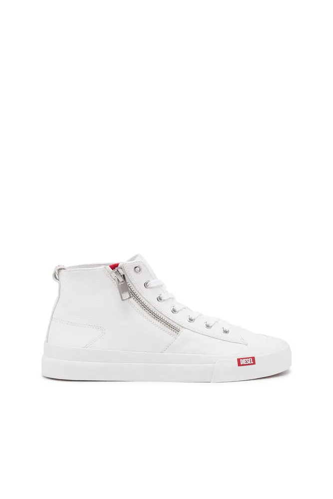 S-Athos Zip - High-top sneakers in premium leather