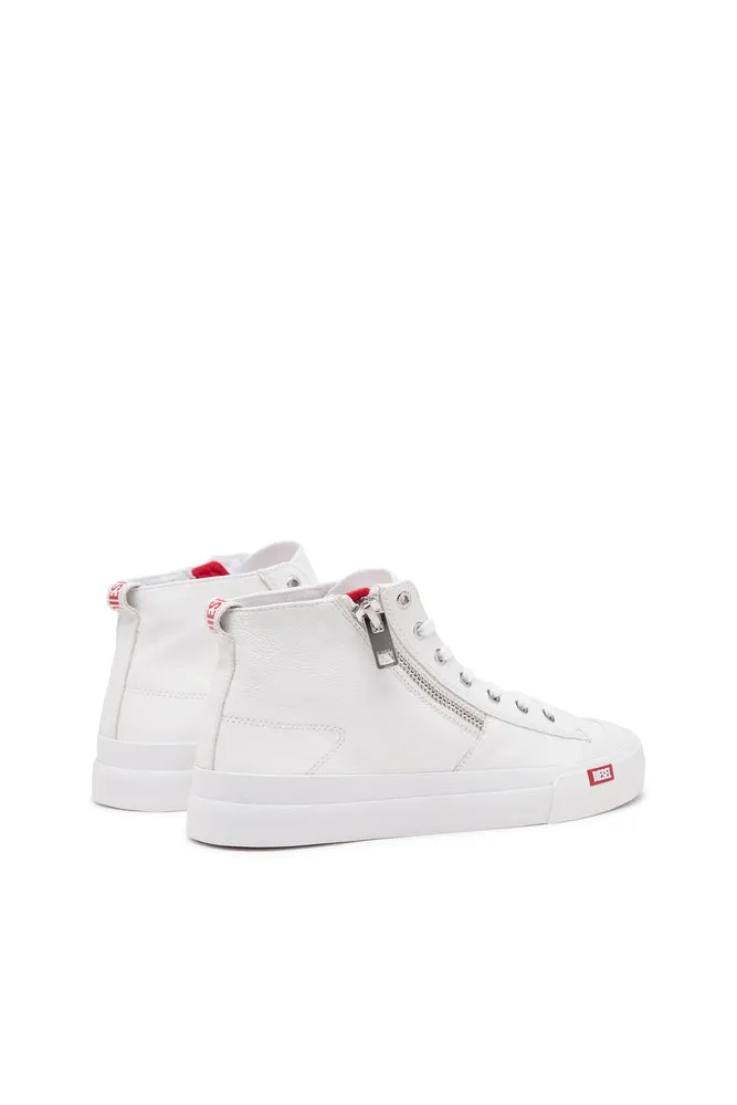 S-Athos Zip - High-top sneakers in premium leather