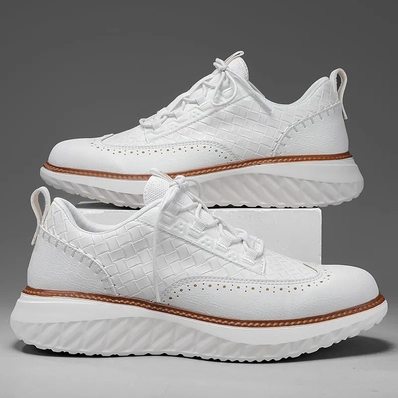SALVATORE LEATHER SNEAKER