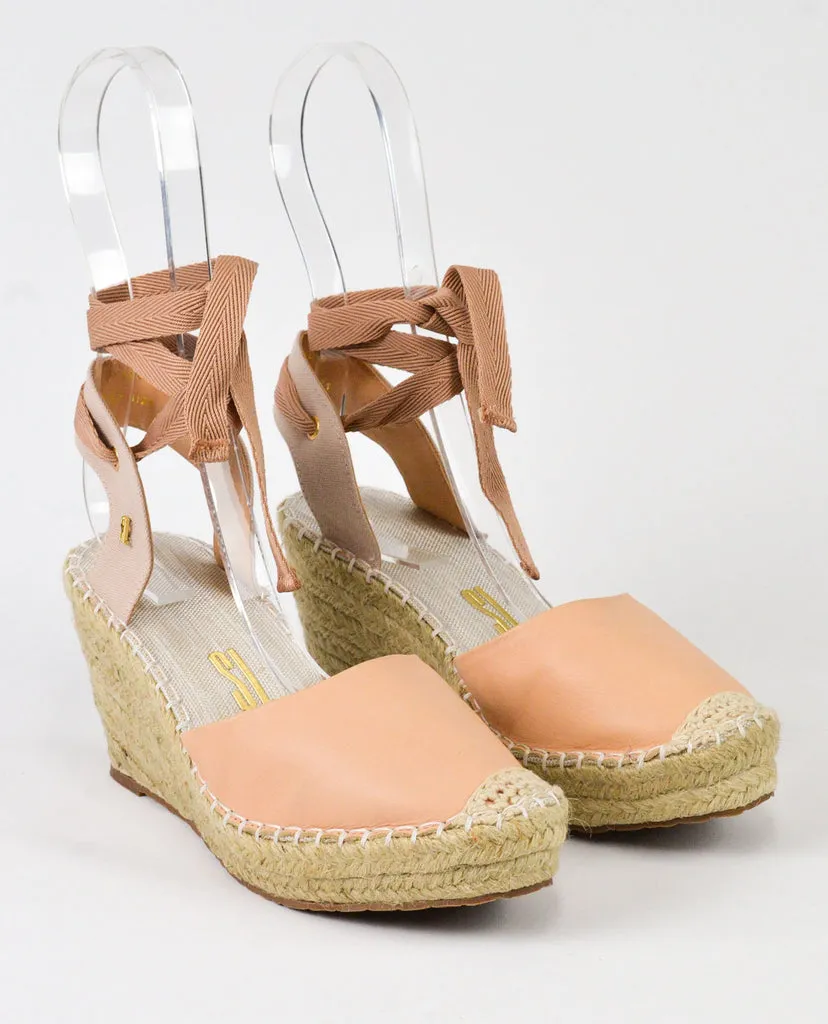 Sandália Espadrille Santa Lolla Nude Salto Anabela - 0360.34C9.02E7.0057