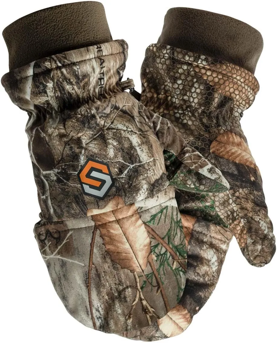 ScentLok Fleece Winter Camo Pop Top Camo Hunting Gloves