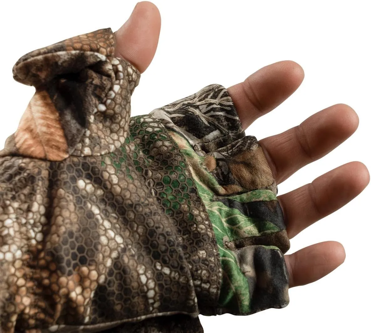 ScentLok Fleece Winter Camo Pop Top Camo Hunting Gloves