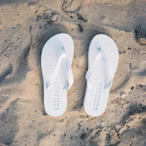 Slim Wide Strap White
