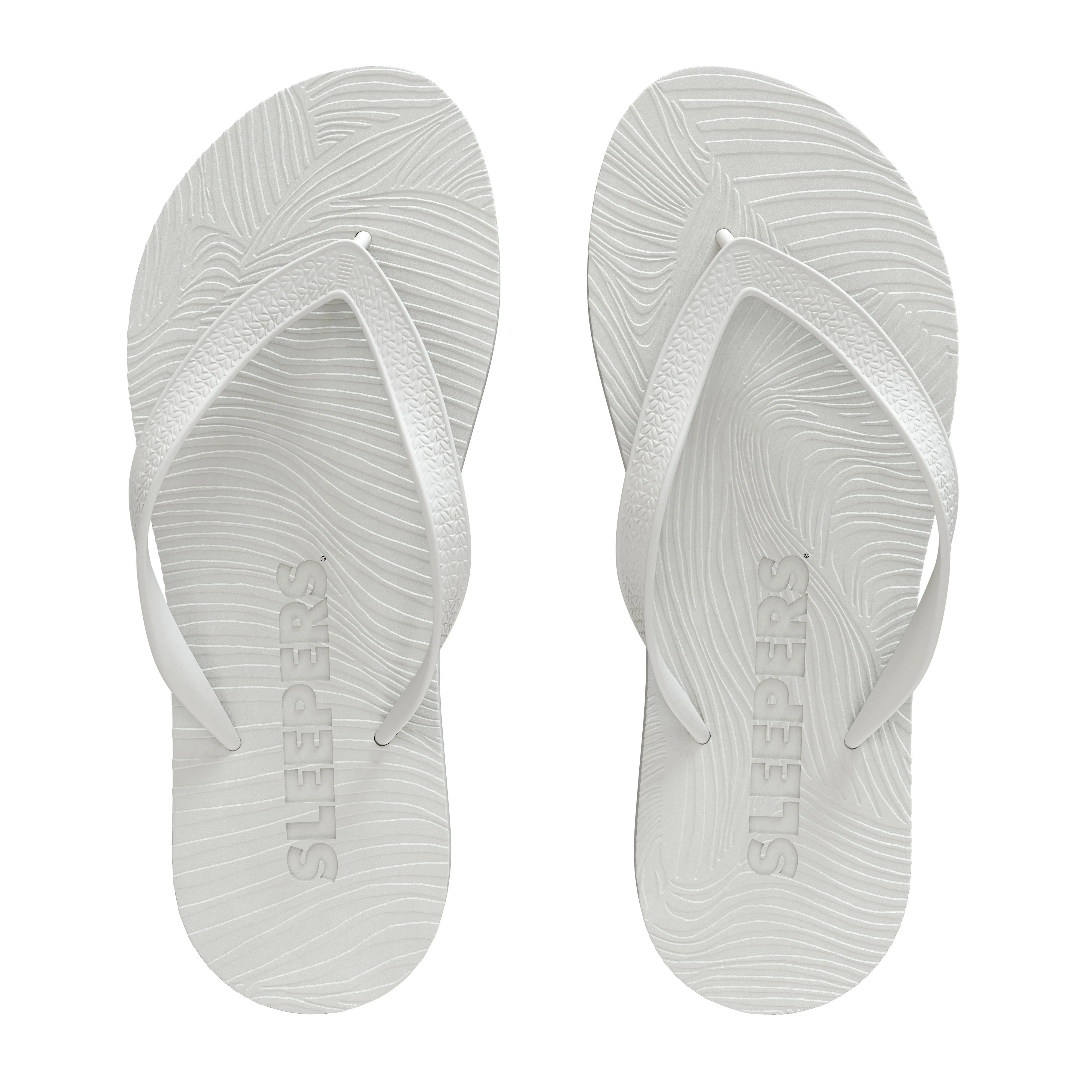 Slim Wide Strap White