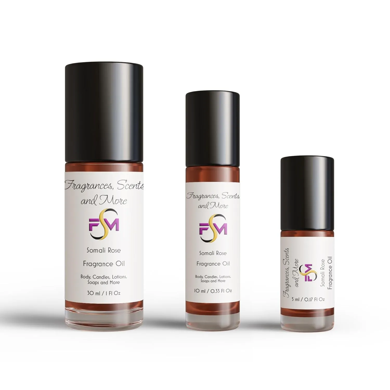 Somali Rose Fragrance Oil - 2 Fl Oz Plastic Bottle (60ml)