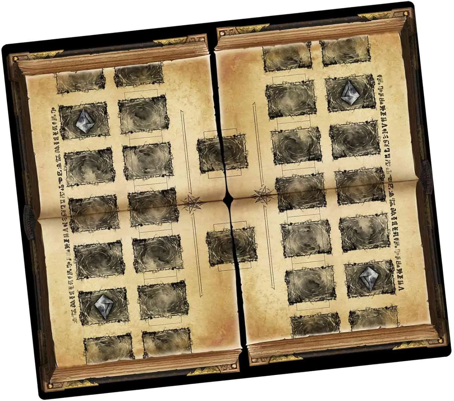 Spellbook - for Yugioh Playmat by Mad Hand - Compatible with Yu-Gi-Oh, TCG - Two-Player Master Rule Duel Field Zones, Large 2-Player Card Game Mat - Original Play Mat Designs & Accessories