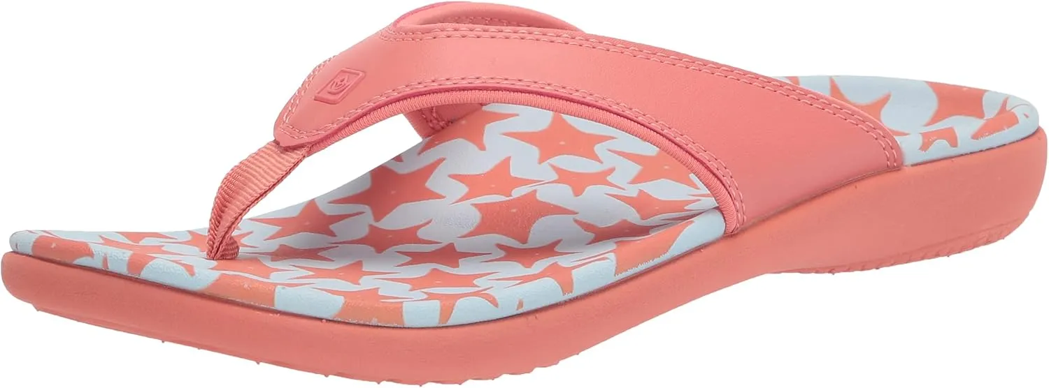 Spenco Women's Yumi Ocean Flip Flop, Black, 8