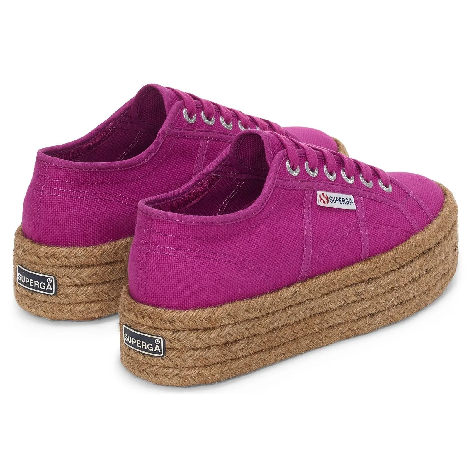 Superga Women's 2790 Rope Shoe in Violet Purple