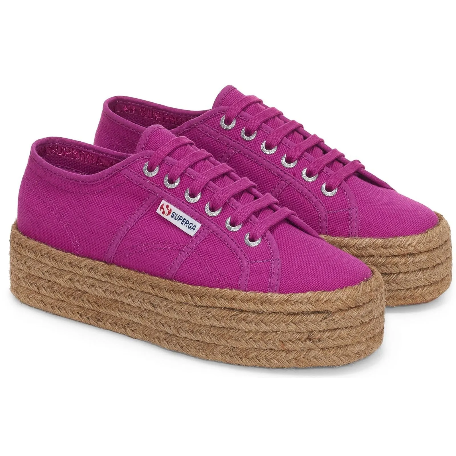 Superga Women's 2790 Rope Shoe in Violet Purple