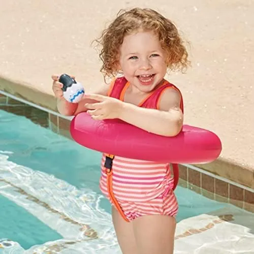 SwimSchool TOT Swim Trainer Vests for Toddlers Ages 2-4 – Boys/Girls – Multiple Colors/Styles – Learn to Swim Pool Floaties