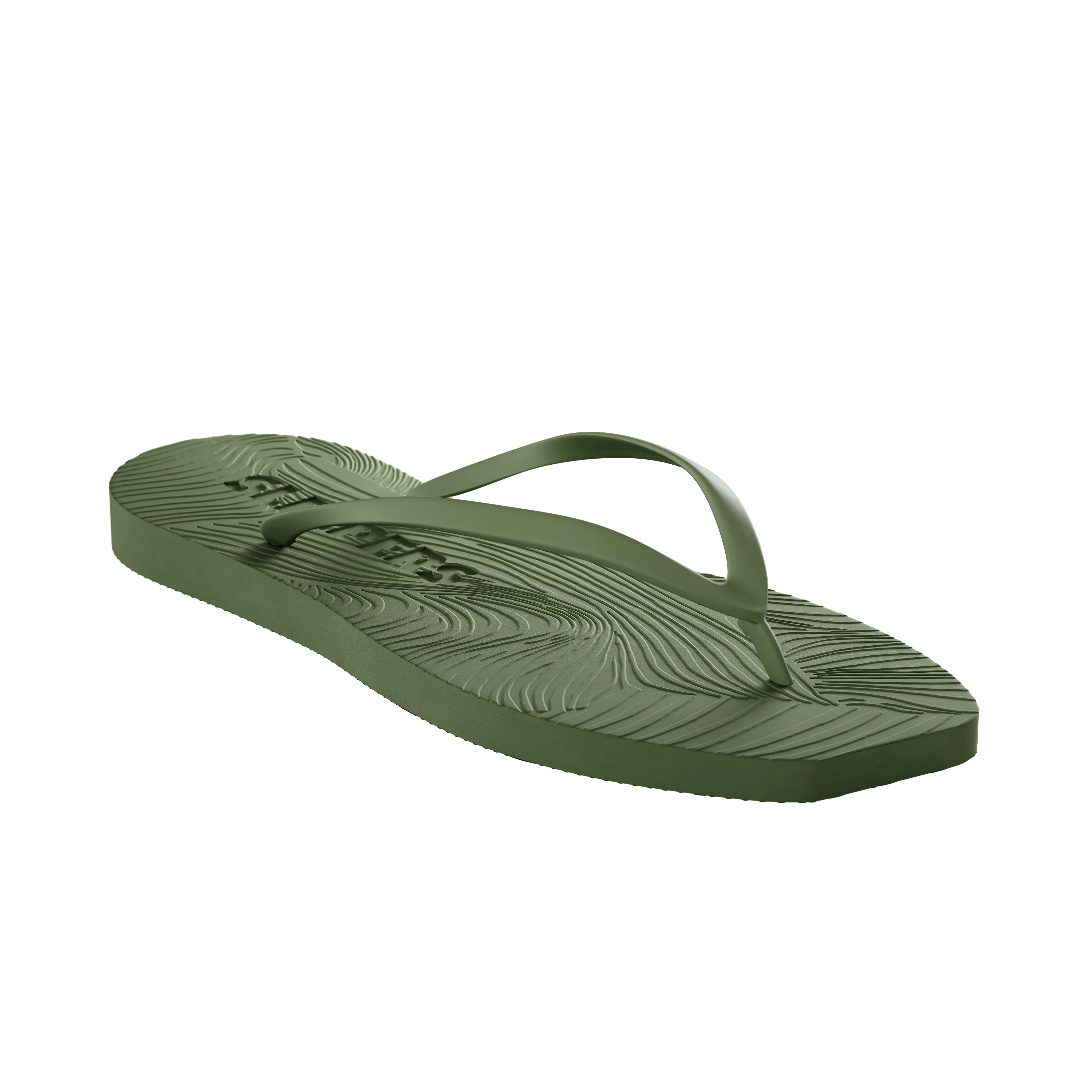 Tapered Green Flip Flop