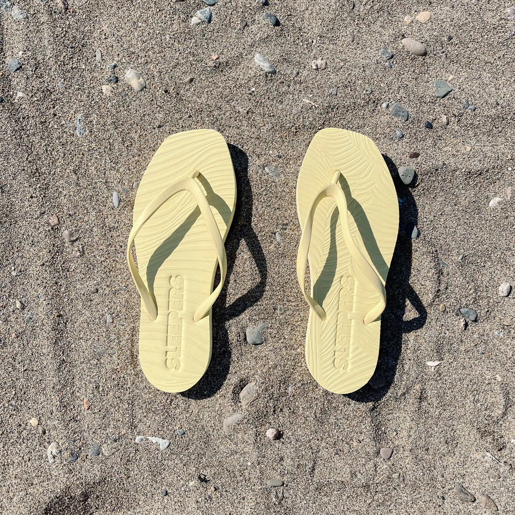 Tapered Mellow Yellow Flip Flop