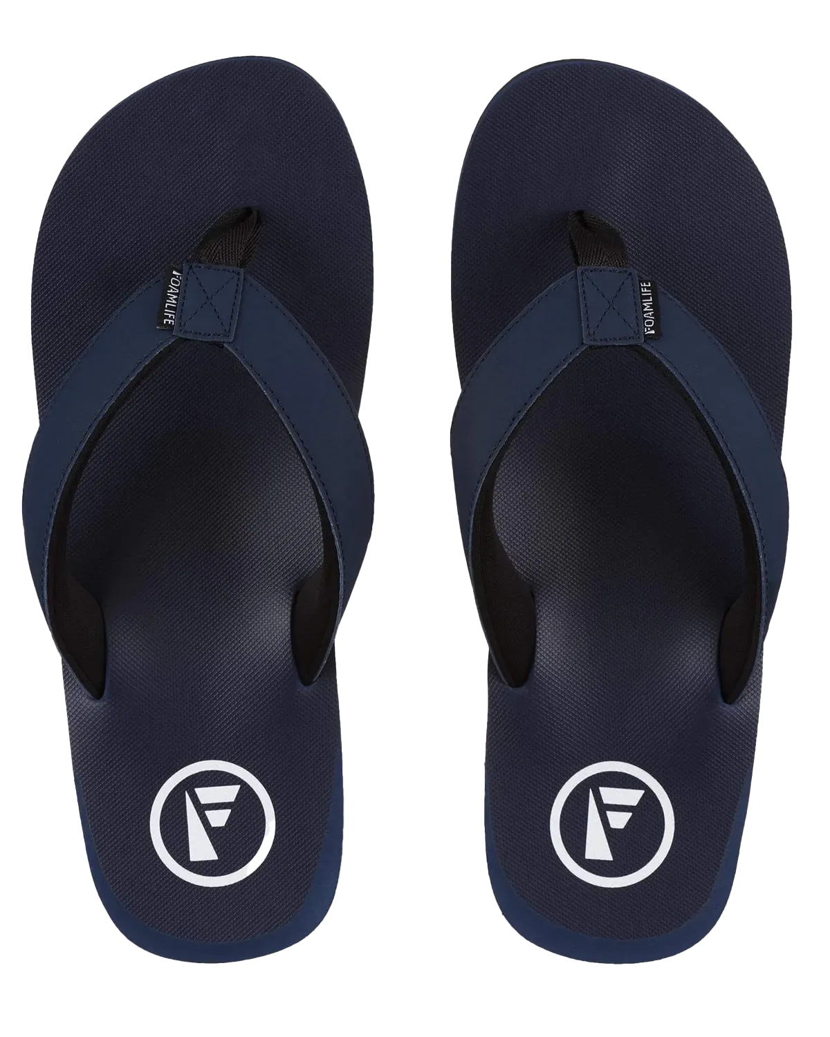 Tarlan Mens Flip Flops in Navy