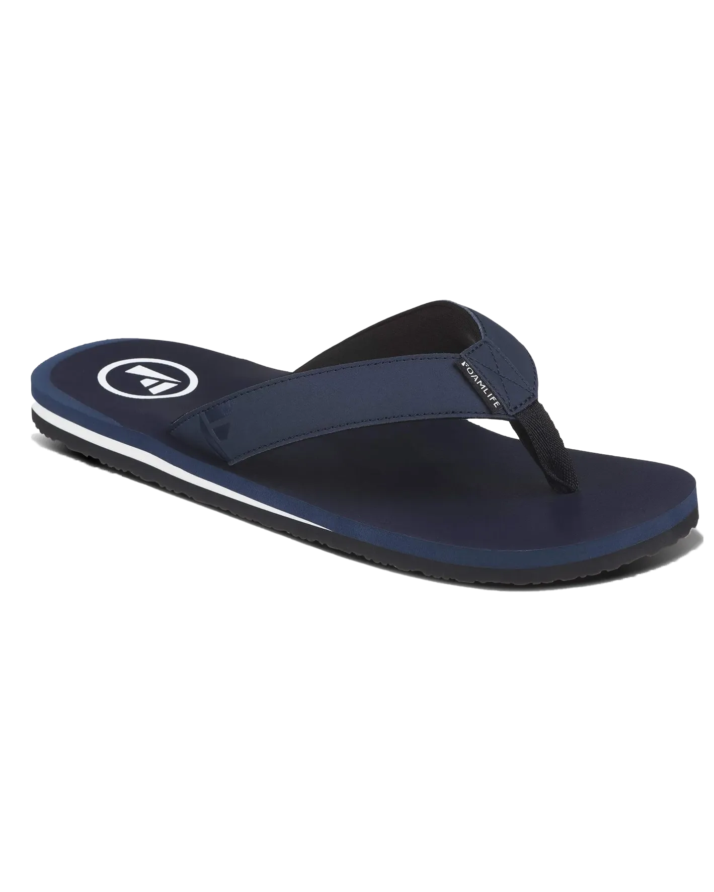 Tarlan Mens Flip Flops in Navy