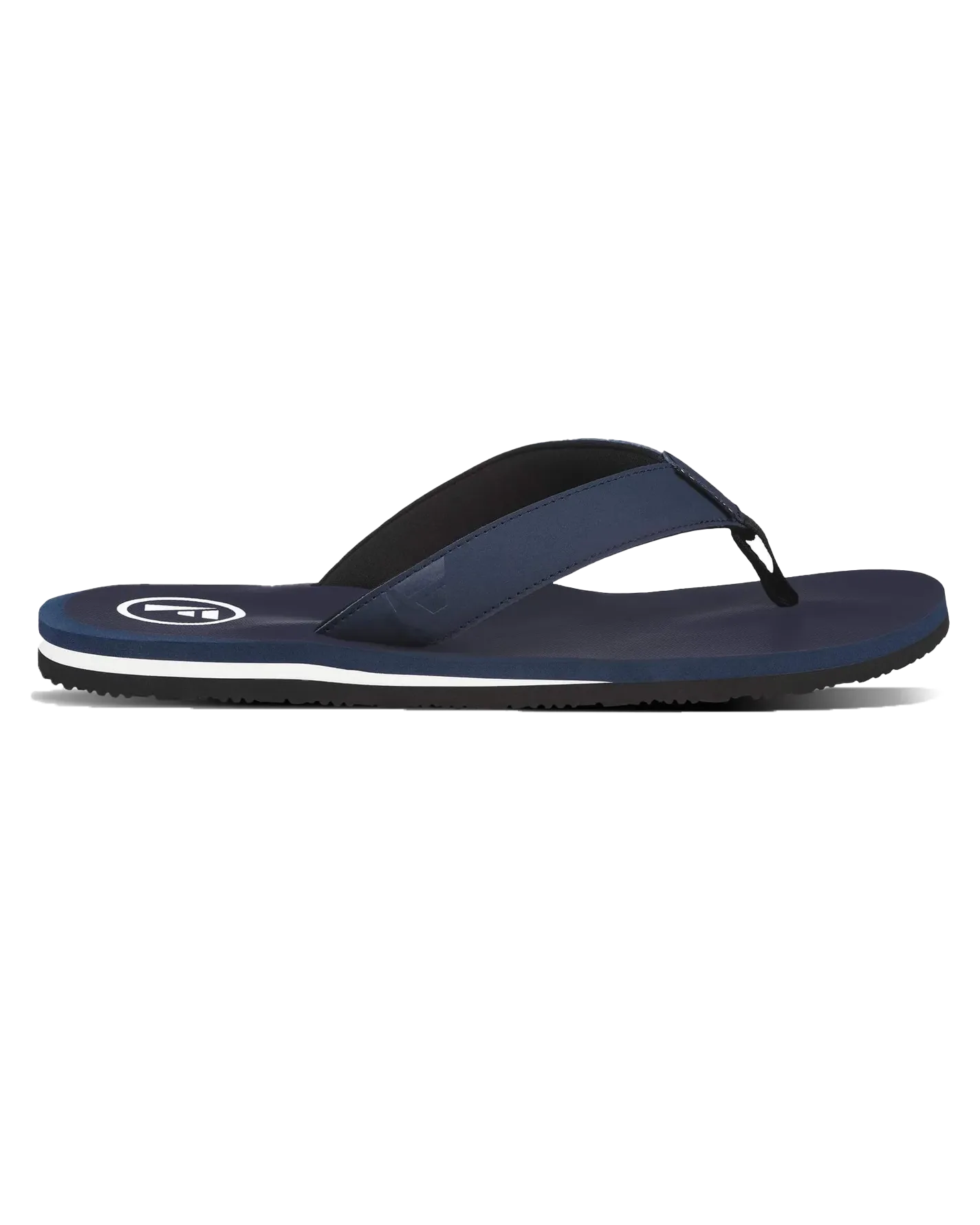 Tarlan Mens Flip Flops in Navy