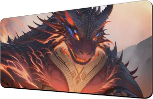 TCG Playmat, AI Paintings Game Mat, Mousepad Compatible for DTCG CCG RPG Card Game Playmats Board Game TCG Playmat Table Mats Games Size 24 x 14 inches AI Painting Playmat354