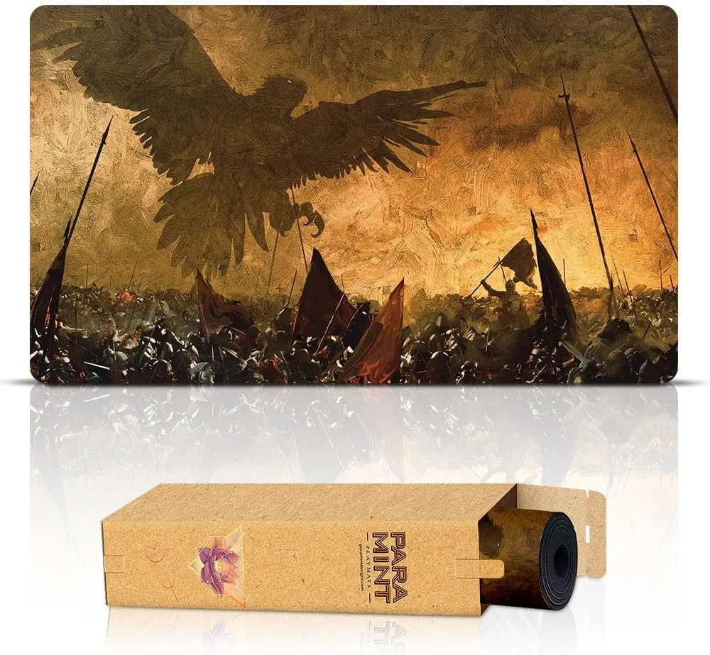They Coming (Stitched) - MTG Playmat by Anato Finnstark, Lord of The Rings - Compatible with Magic The Gathering Playmat - Play MTG, YuGiOh, TCG - Original Play Mat Art Designs & Accessories
