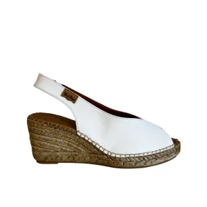 Toni Pons Laila-P White Leather Espadrille