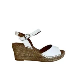 Toni Pons Sia-P White Leather Espadrille