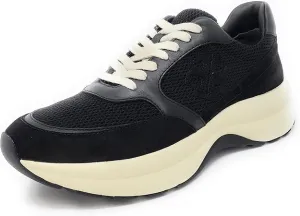 Tory Burch Women's Kick Trainer Fashion Sneakers (Perfect Black, US Footwear Size System, Adult, Women, Numeric, Medium, 7.5)