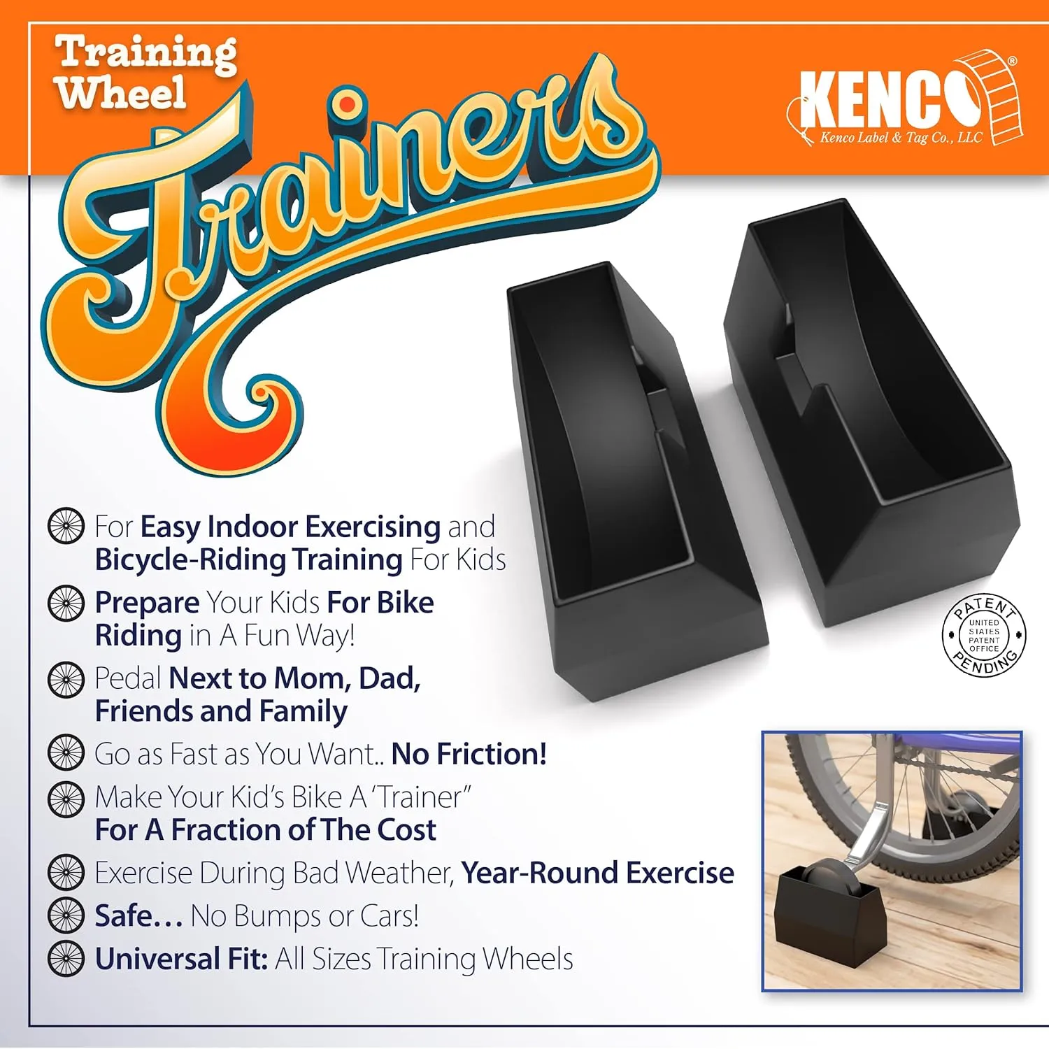 Training Wheel Trainers - Indoor Kids Stationary Bike Trainer Stand for Kids Bikes with Training Wheels