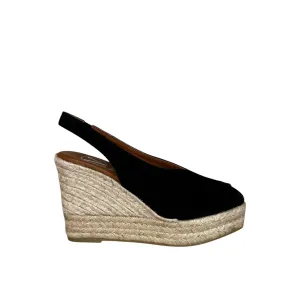 Viguera Vitelo Black Espadrille Espadrille Sandal