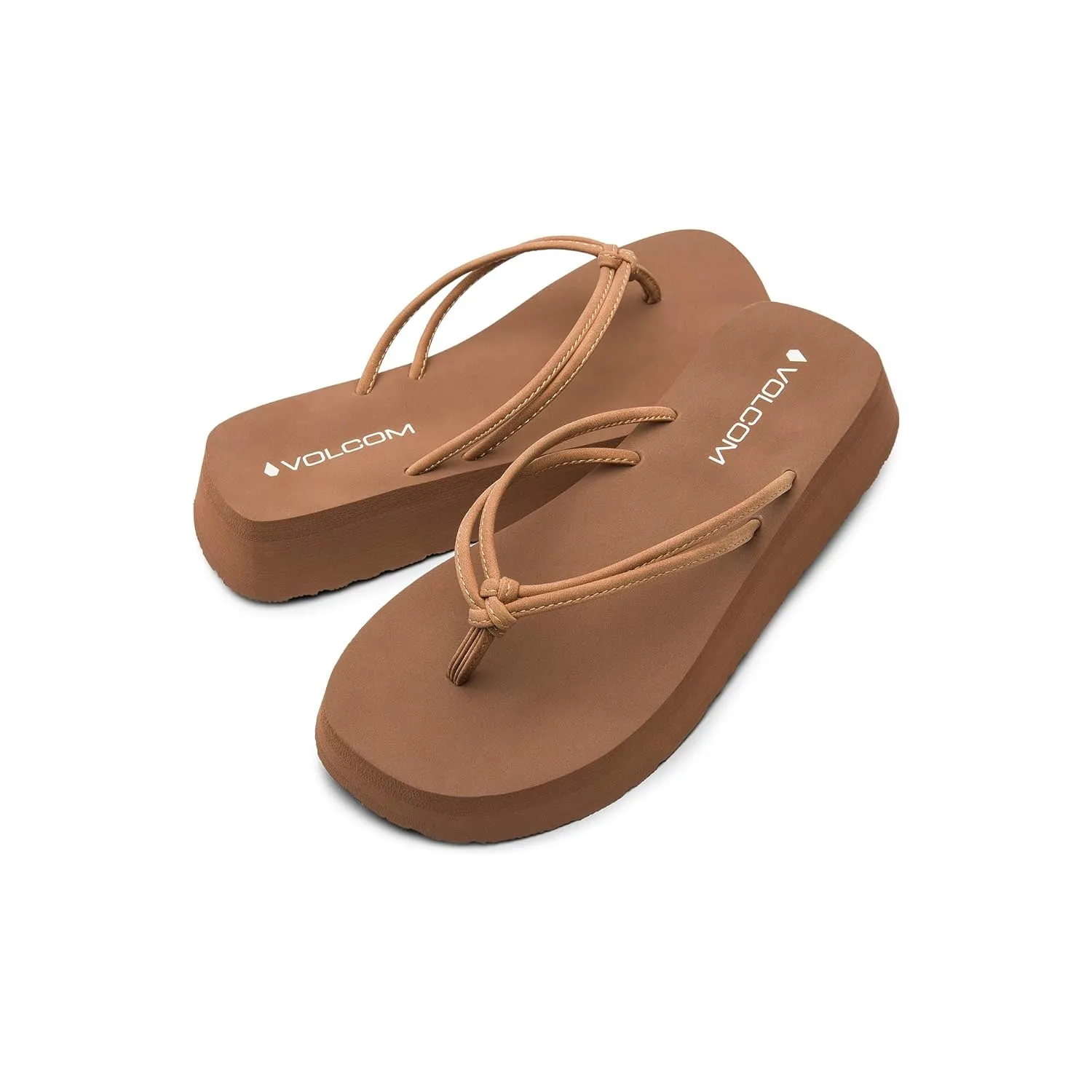 Volcom Women's Forever Up Platform Sandal Flip Flop