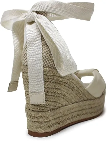 Wedge Leather/Natural Haan Sandals Guaranteed security Hampton Cole Heeled Canvas Ivory Cloudfeel Luxurious