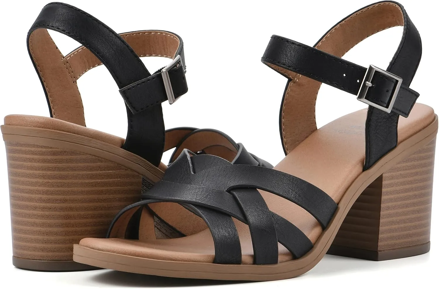 WHITE MOUNTAIN Women's Bergen Heeled Sandal
