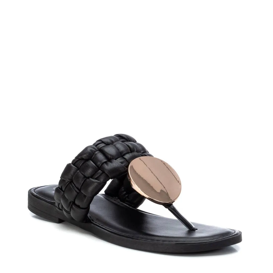 Women's Flat Sandals By XTI_44829_Black