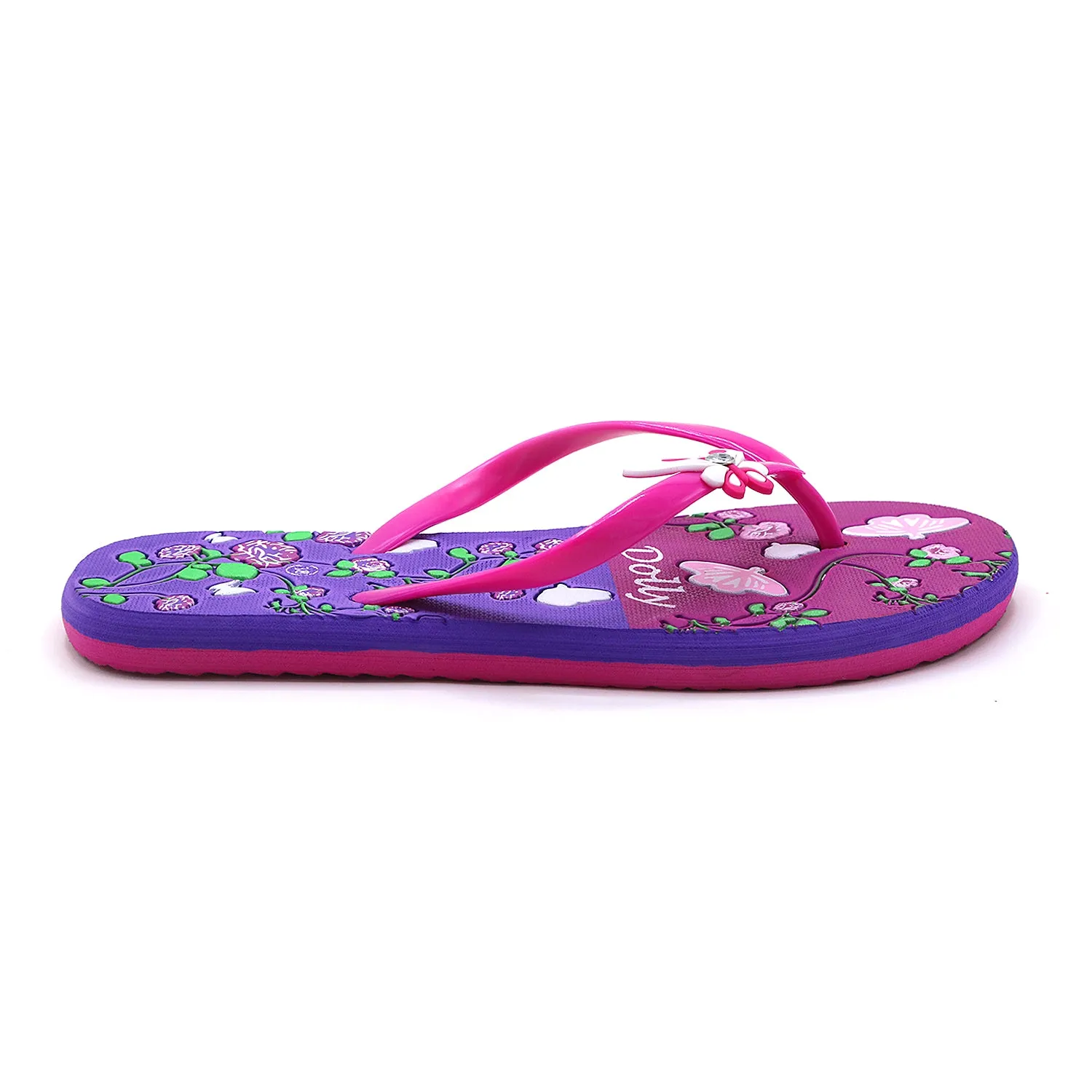Women's Flip Flop Slipper - Dark Pink