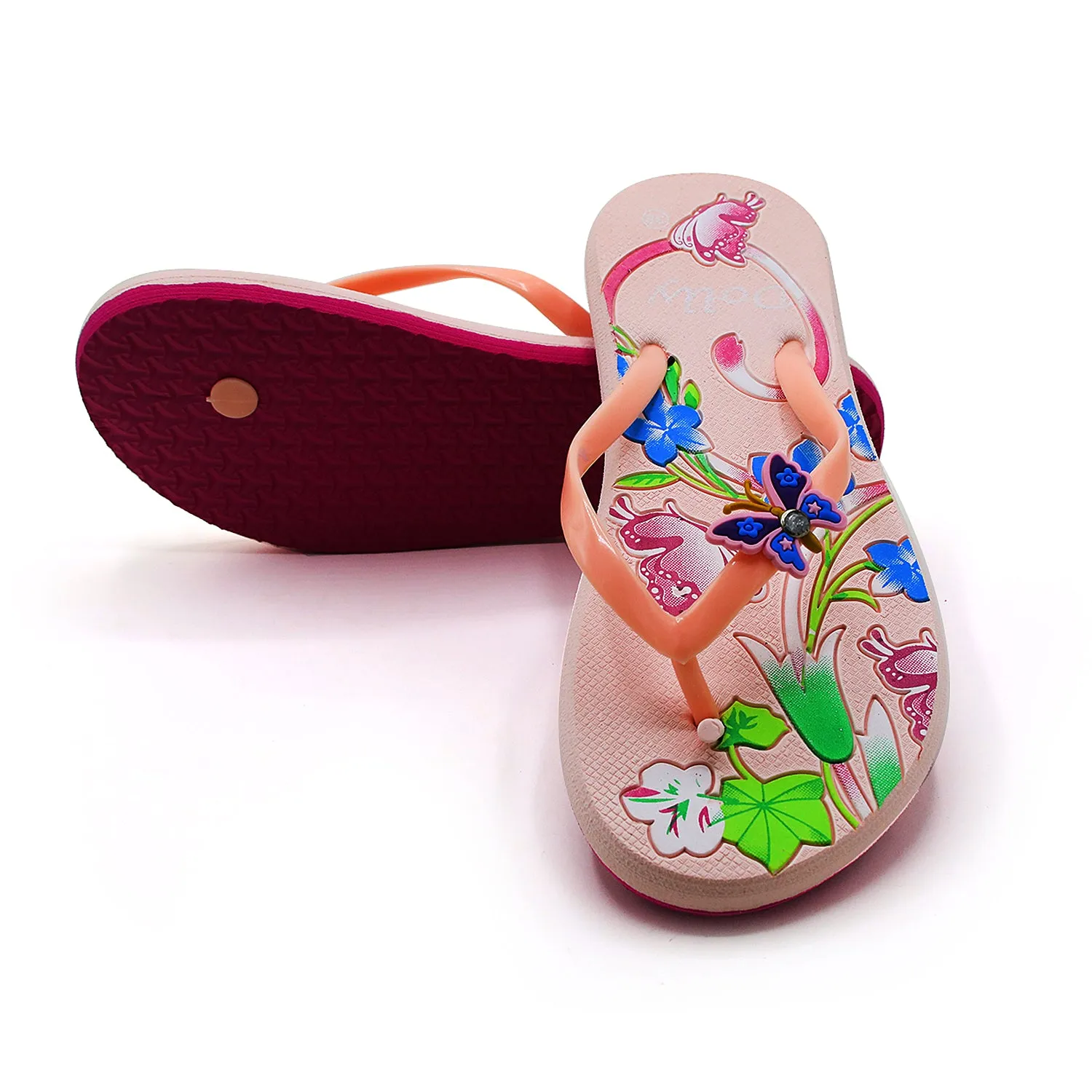 Women's Flip Flop Slipper - Peach