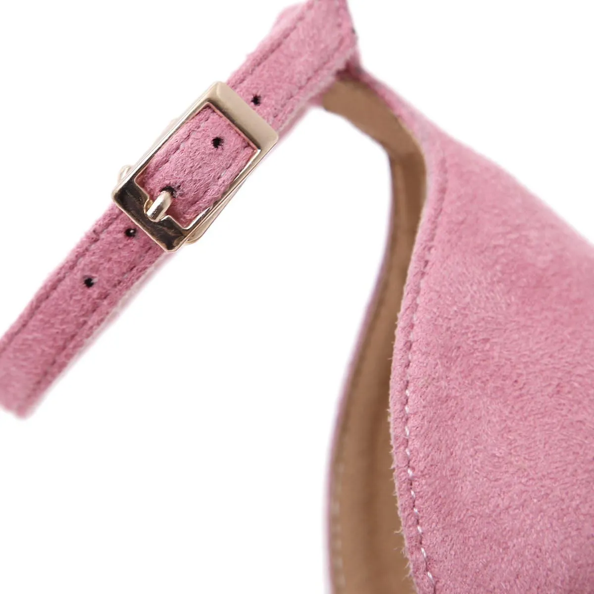 Women's Open Toe Ankle Strap Fluffy Feather Stiletto High Heel Dress Sandal