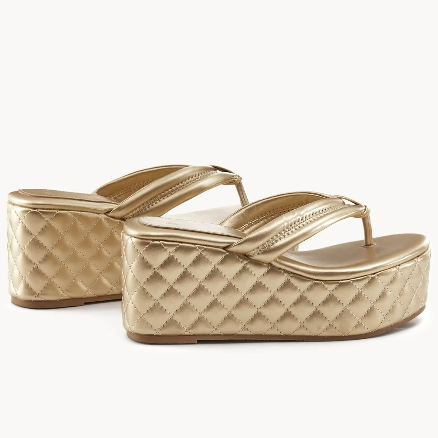 Women's Platform Wedge Slides Sandals Open Toe Slip on Flip-Flops Comfort Summer Beach Casual Wedges Shoes