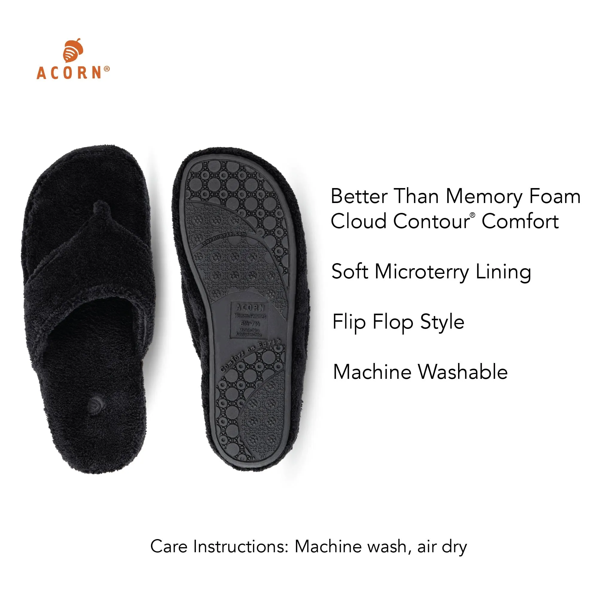 Women's Spa Flip Flop Slippers