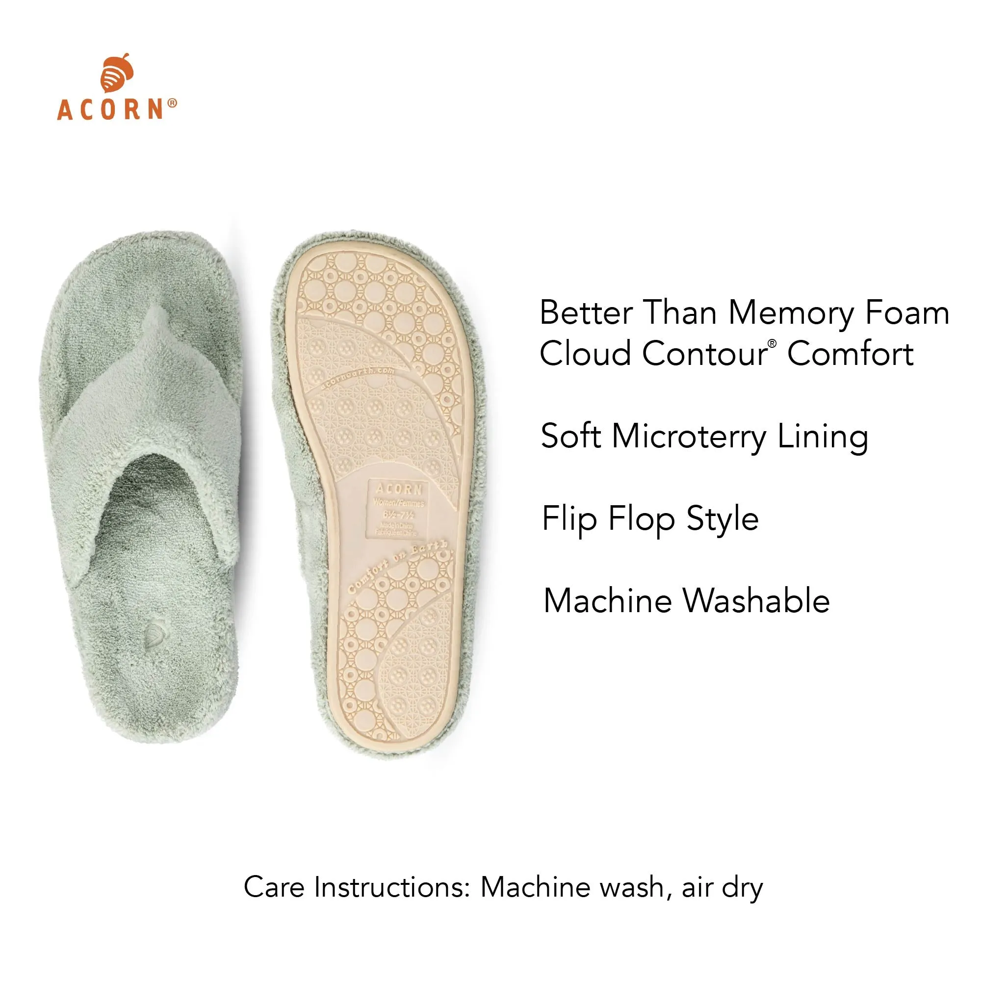 Women's Spa Flip Flop Slippers