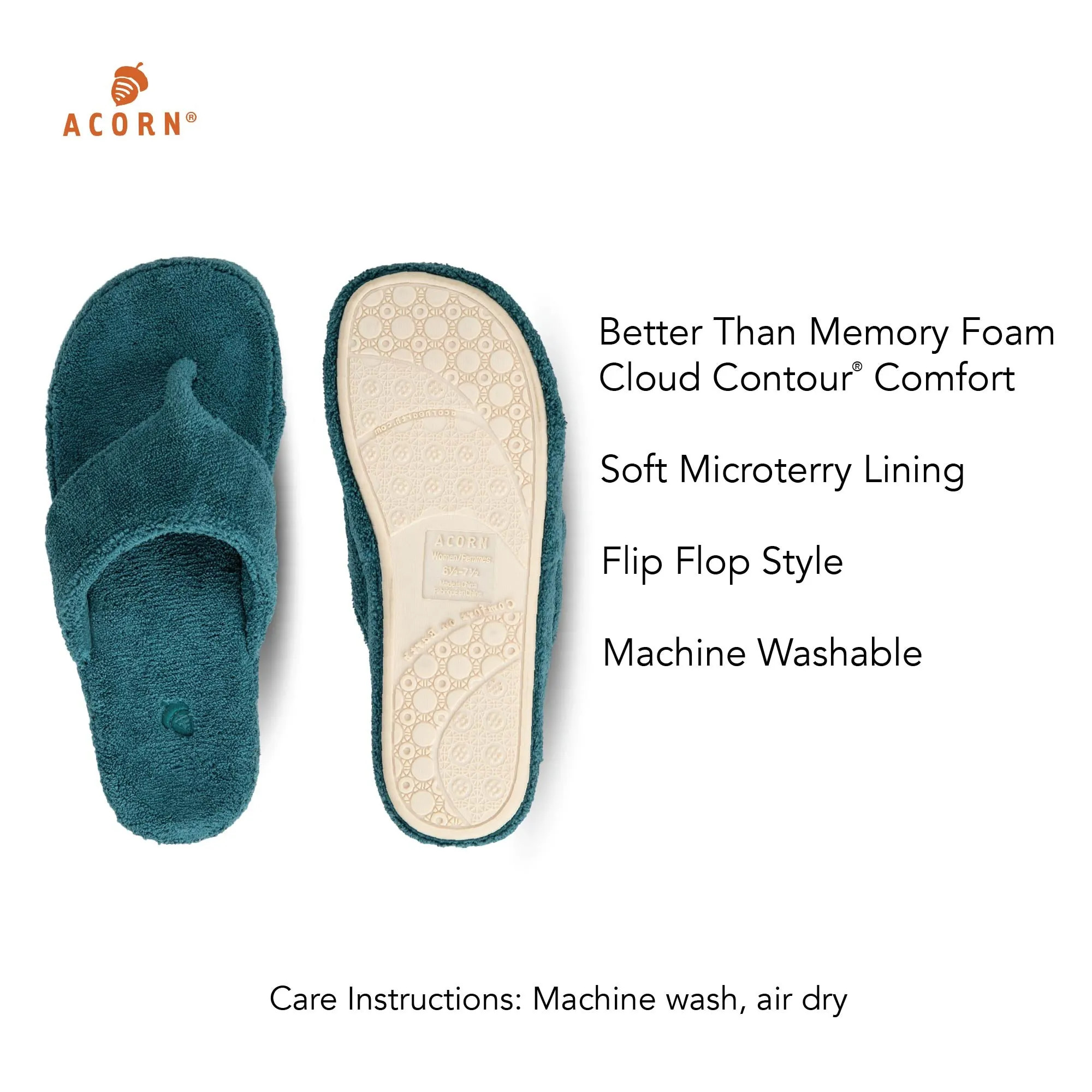 Women's Spa Flip Flop Slippers