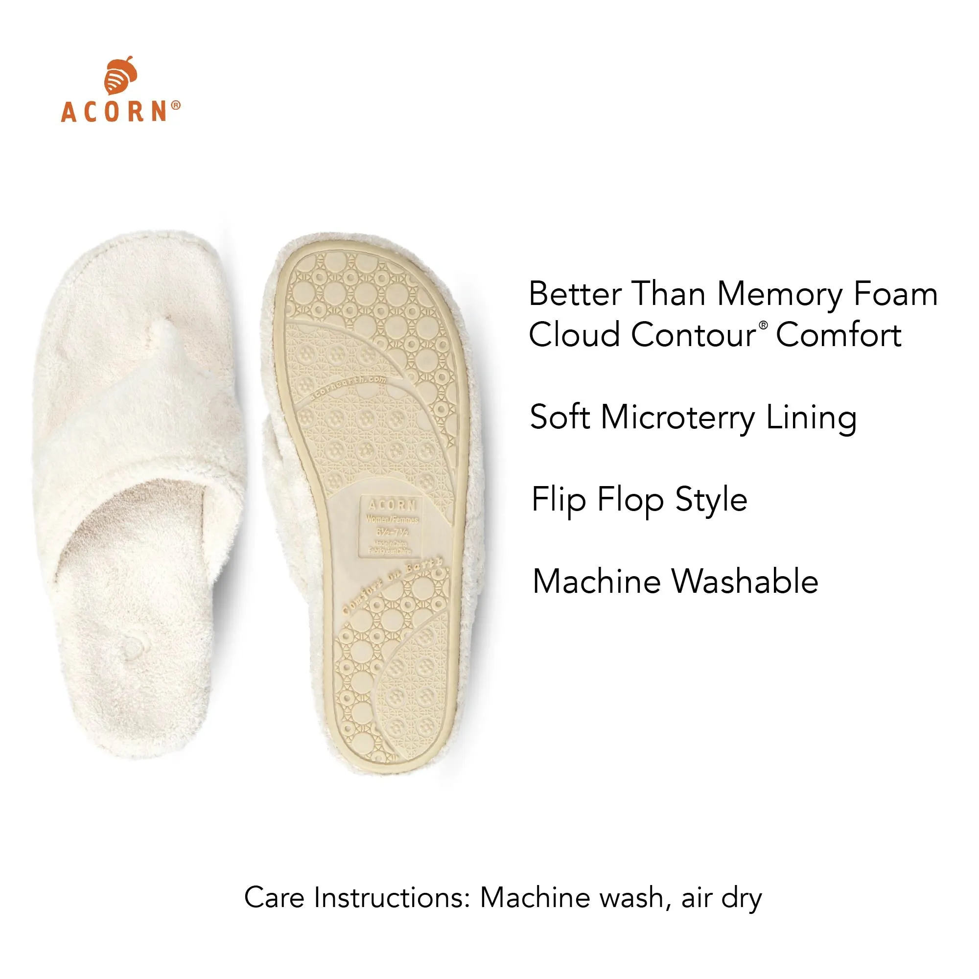 Women's Spa Flip Flop Slippers