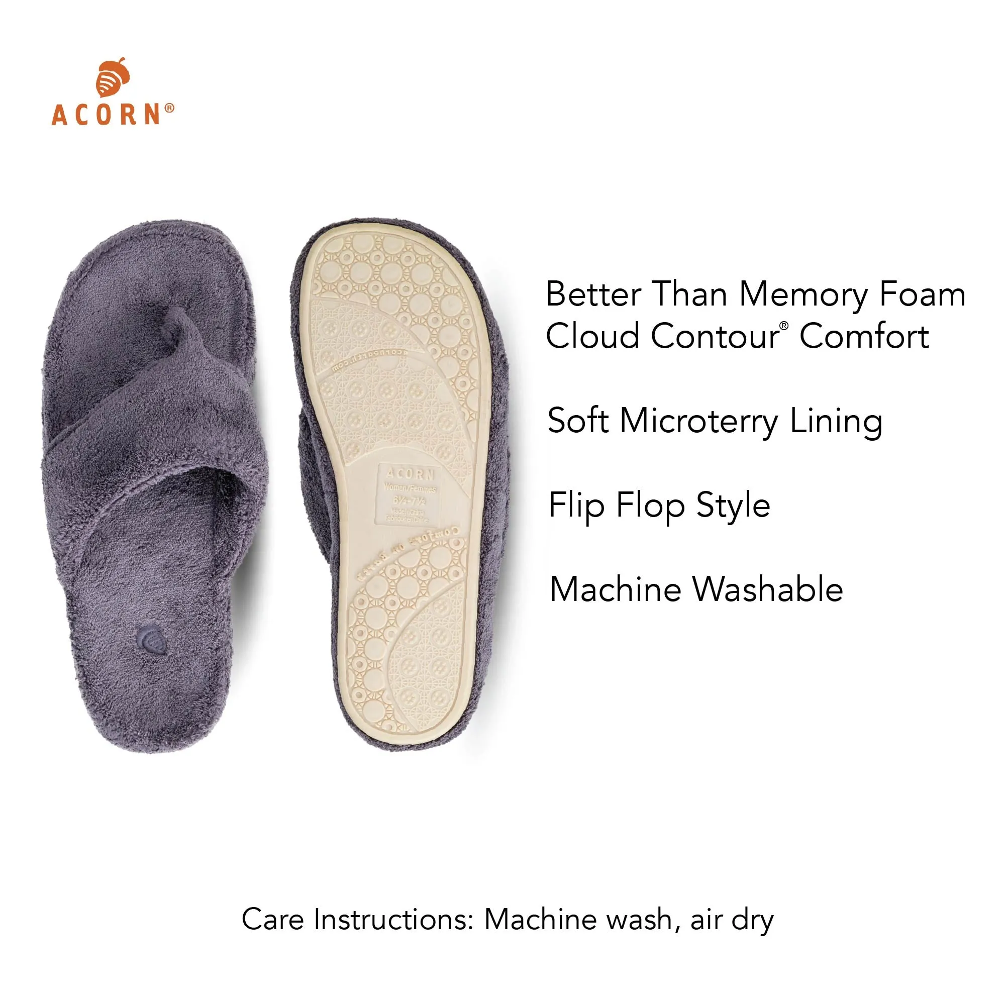 Women's Spa Flip Flop Slippers